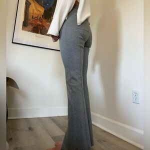Anthropologie Maeve Gray Flared Pants